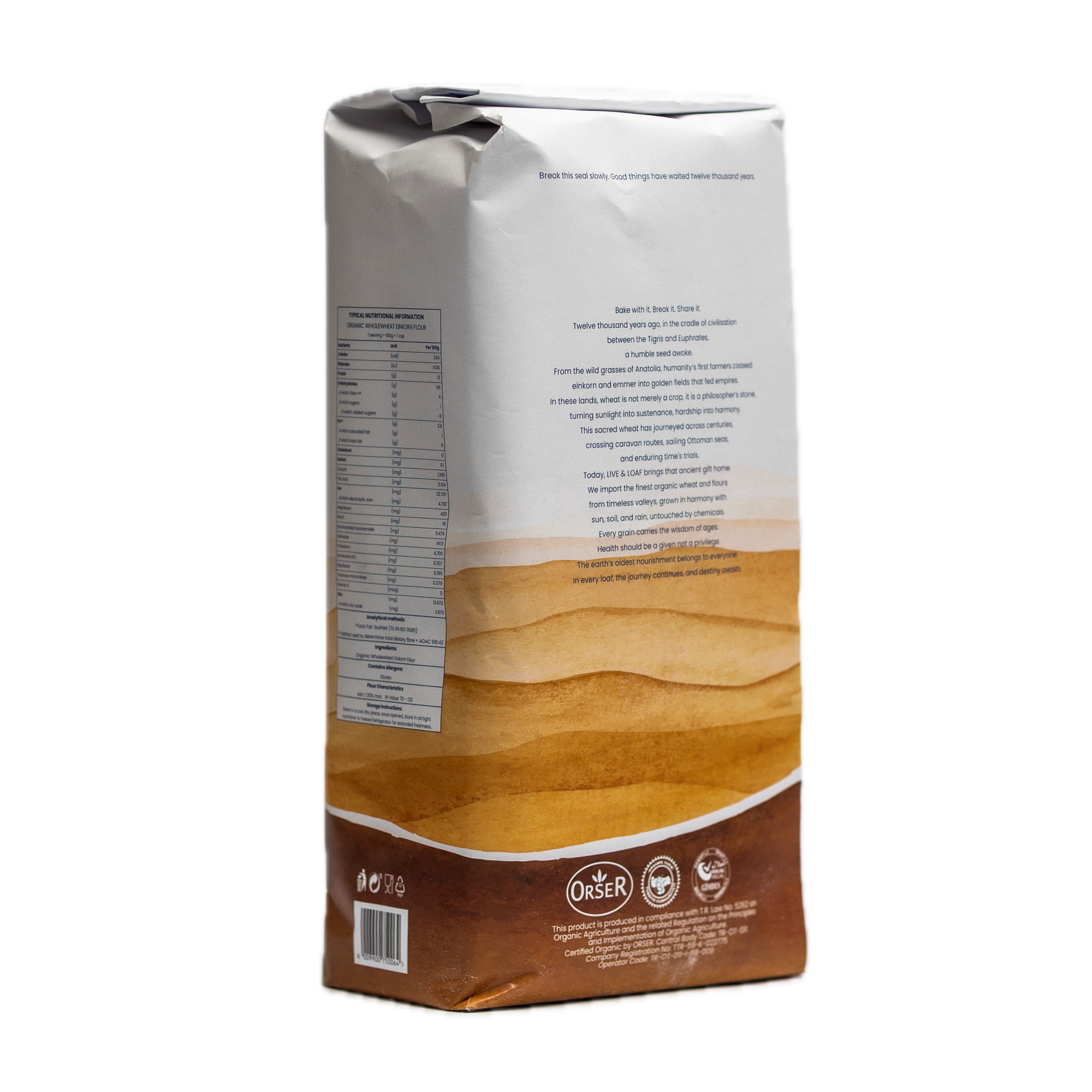 Certified Organic Einkorn Flour