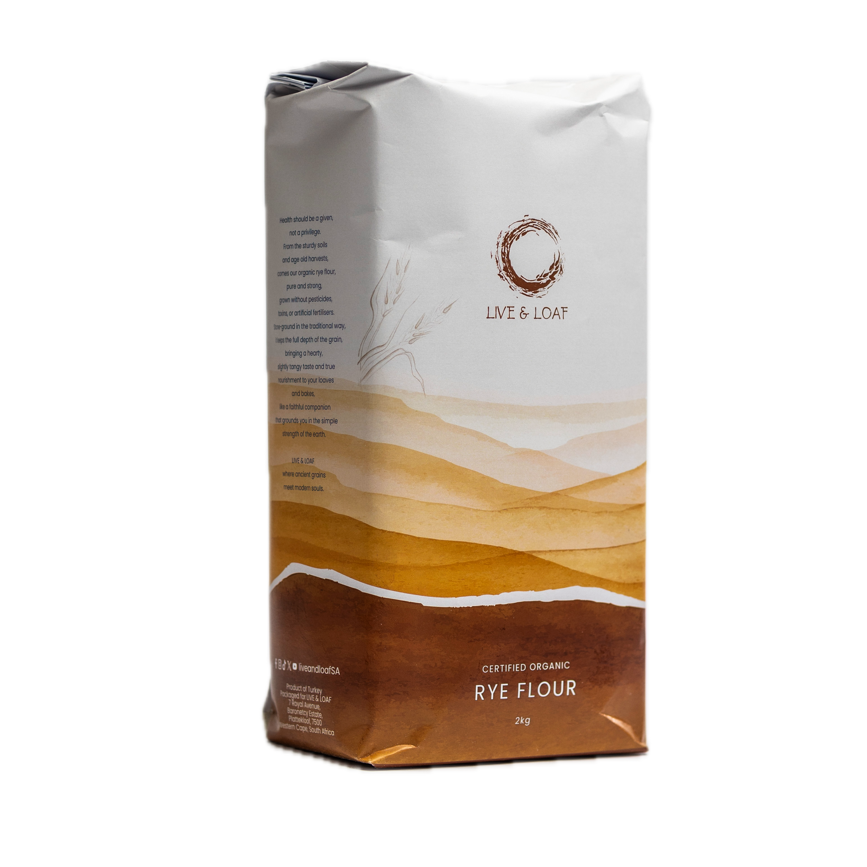 Certified Organic Rye Flour